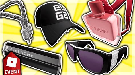 givenchy roblox free items